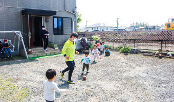 いなほこどもの家 園庭